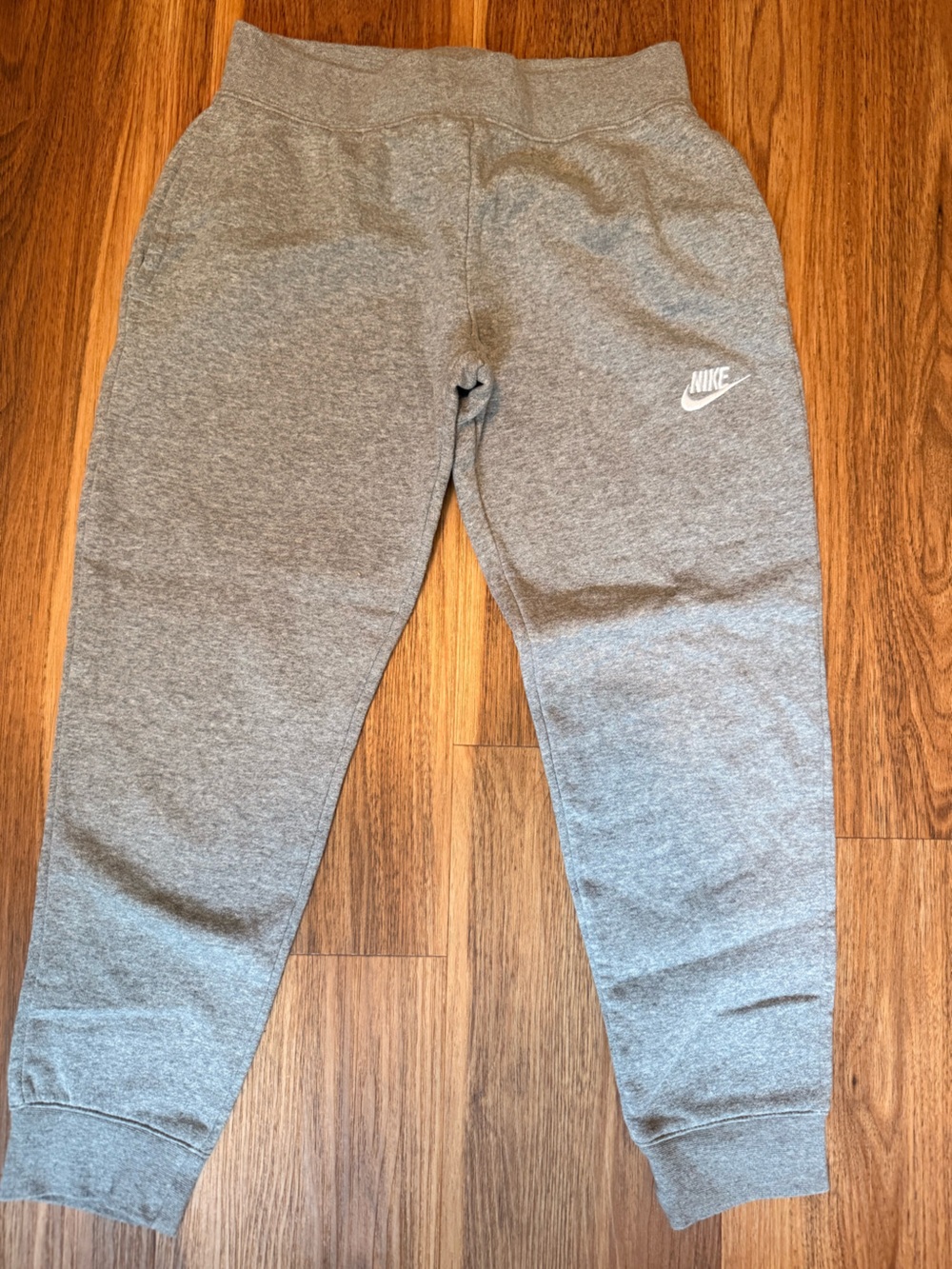 Nike Heather Grey Fleece Crewneck Sweatshirt